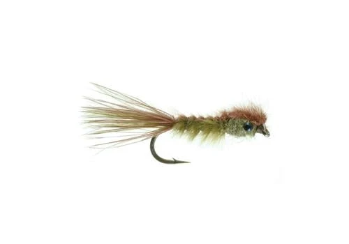 Umpqua Shop Flies No Name Damsel Nymph Olive/Brown 3 Umpqua Shop Flies No Name Damsel Nymph Olive/Brown
