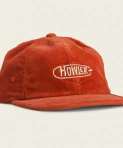 Howler Brothers Hats Howler Bros. Single Fin Strapback - Toasted Orange Corduroy