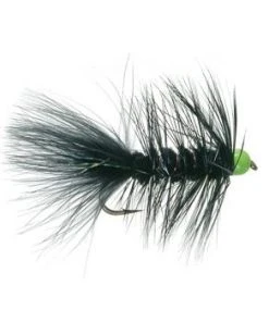 Umpqua Hot Bead Bugger Black/Fl. Orange