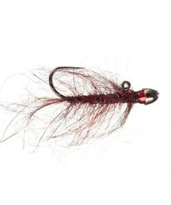 MFC Chan's Balanced Ruby-Eyed Leech - Red Shop Flies