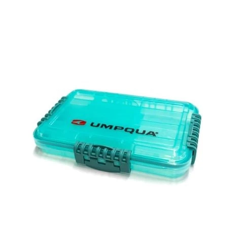 Fly Boxes Umpqua Waterproof Bug Locker - Medium - Aqua 3 Fly Boxes Umpqua Waterproof Bug Locker - Medium - Aqua
