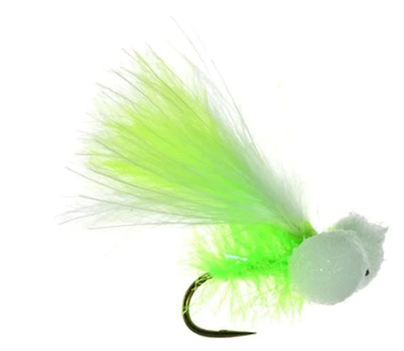 Umpqua Shop Flies Sexton's Booby - Chartreuse & White 3 Umpqua Shop Flies Sexton's Booby - Chartreuse & White