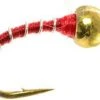 Umpqua Tungsten Zebra Midge Thin Red