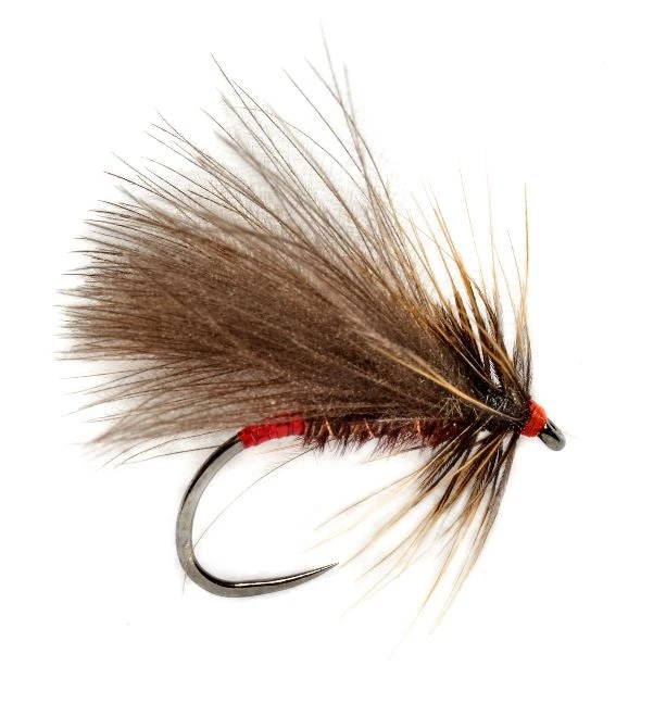 Fulling Mill Shop Flies Roza's Red Butt Caddis - Barbless 3 Fulling Mill Shop Flies Roza's Red Butt Caddis - Barbless