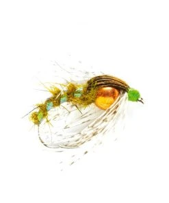 Fulling Mill Shop Flies Holy Grail Hare's Ear Olive (BH)
