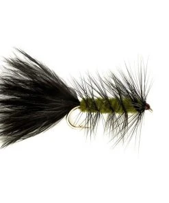 Fulling Mill Shop Flies Wooly Bugger Olive Weighted