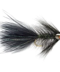 Fulling Mill Shop Flies Wooly Bugger Black Skullhead
