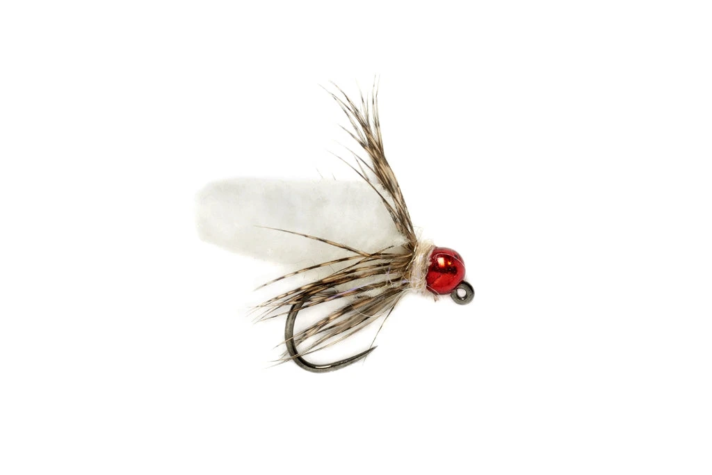 Fulling Mill Tungsten Bomb Mop Fly White 3 Fulling Mill Tungsten Bomb Mop Fly White