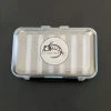 Adamsbuilt FLY FISH FOOD LOGO FLY BOX, CLEAR DOUBLE SIDED - LARGE, DRY AND NYMPH FOAM 1 Adamsbuilt FLY FISH FOOD LOGO FLY BOX, CLEAR DOUBLE SIDED - LARGE, DRY AND NYMPH FOAM