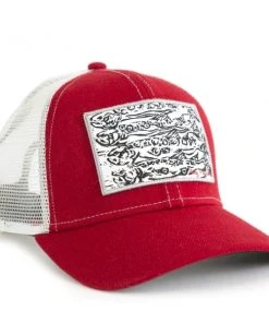 Abby Paffrath Fish Print Trucker Hat Hats