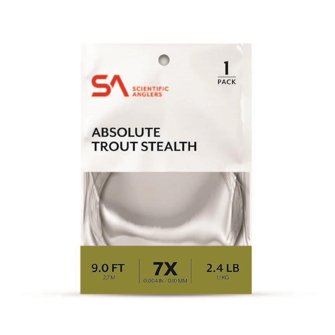 Scientific Anglers Absolute Trout Stealth Leader - 9' 3 Scientific Anglers Absolute Trout Stealth Leader - 9'