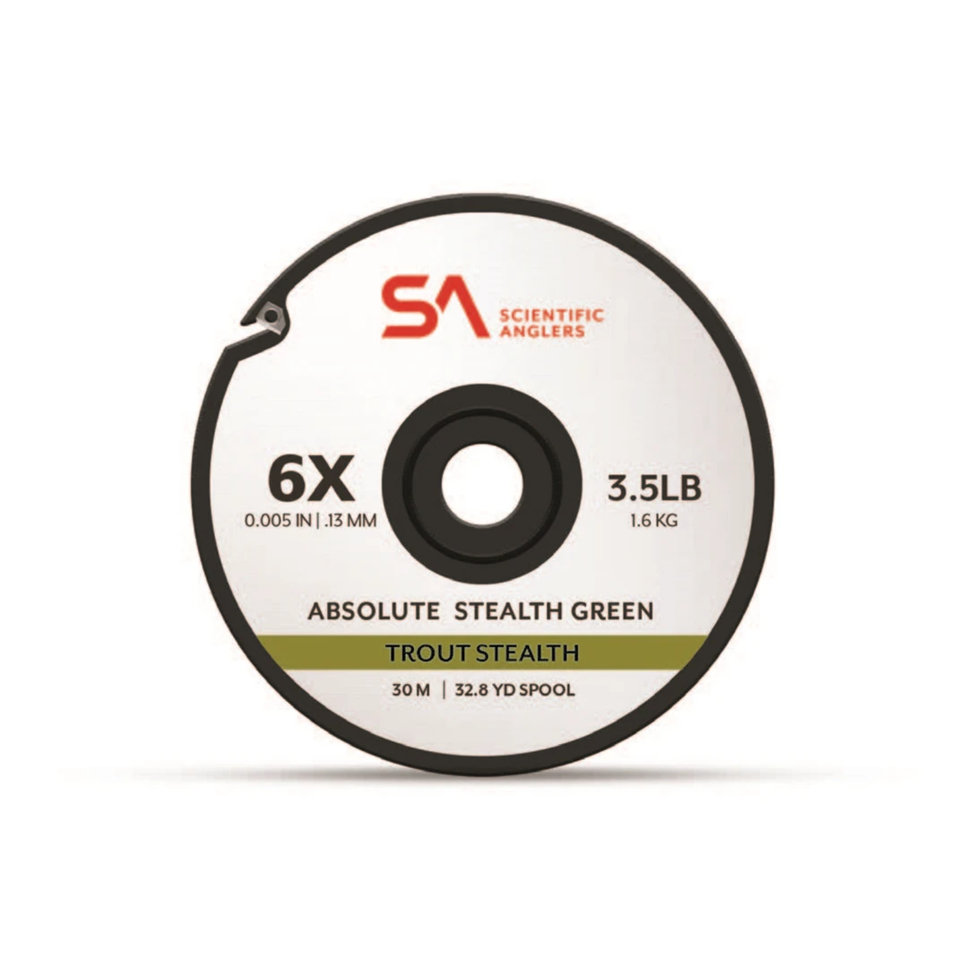 Scientific Anglers Absolute Stealth Green Trout Stealth Tippet - 30m 3 Scientific Anglers Absolute Stealth Green Trout Stealth Tippet - 30m
