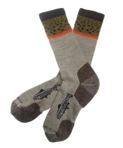 Rep Your Water Clothing & Logo Gear RepYourWater Trout Socks - Lightweight Brownie Edition