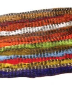 Hareline Black Barred Rabbit Strips