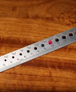 Hareline Bead Sizer & Measuring Ruler