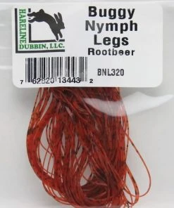 Hareline Synthetic Fibers & Flash Buggy Nymph Legs