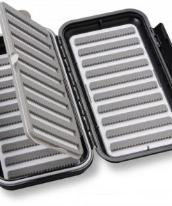 Angler Sport Group C&F Design Large 20-Row Waterproof Fly Box With Two-Sided Flip Page