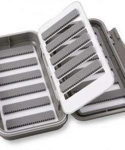 Angler Sport Group C&F Design Large 12-Row Waterproof Fly Box With Flip Page Fly Boxes
