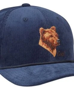 Coal Wilderness Low Corduroy Animal Snapback Cap