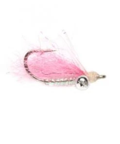 Fulling Mill Shop Flies Crazy Charlie Tailing - Pink
