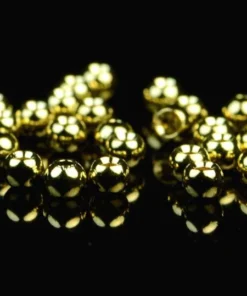 Hareline Cyclops Brass Beads