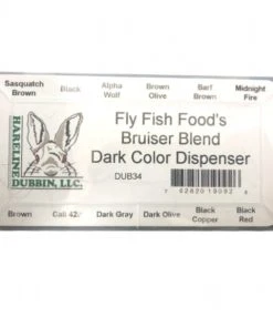 Hareline Dubbing Bruiser Blend Dark Colors Dispenser