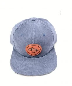 Captuer Hats Fly Fish Food Logo Hat - Navy Corduroy