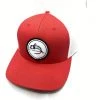 Captuer Hats Fly Fish Food Logo Hat - Red