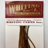 Whiting 100 Pack Dry Fly Hackle - Furnace - 16