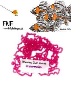 Nature's Spirit FNF 3mm Chewing Gum Worm Chenille