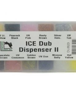 Hareline Dubbing Ice Dub Dispenser 6 Hareline Dubbing Ice Dub Dispenser