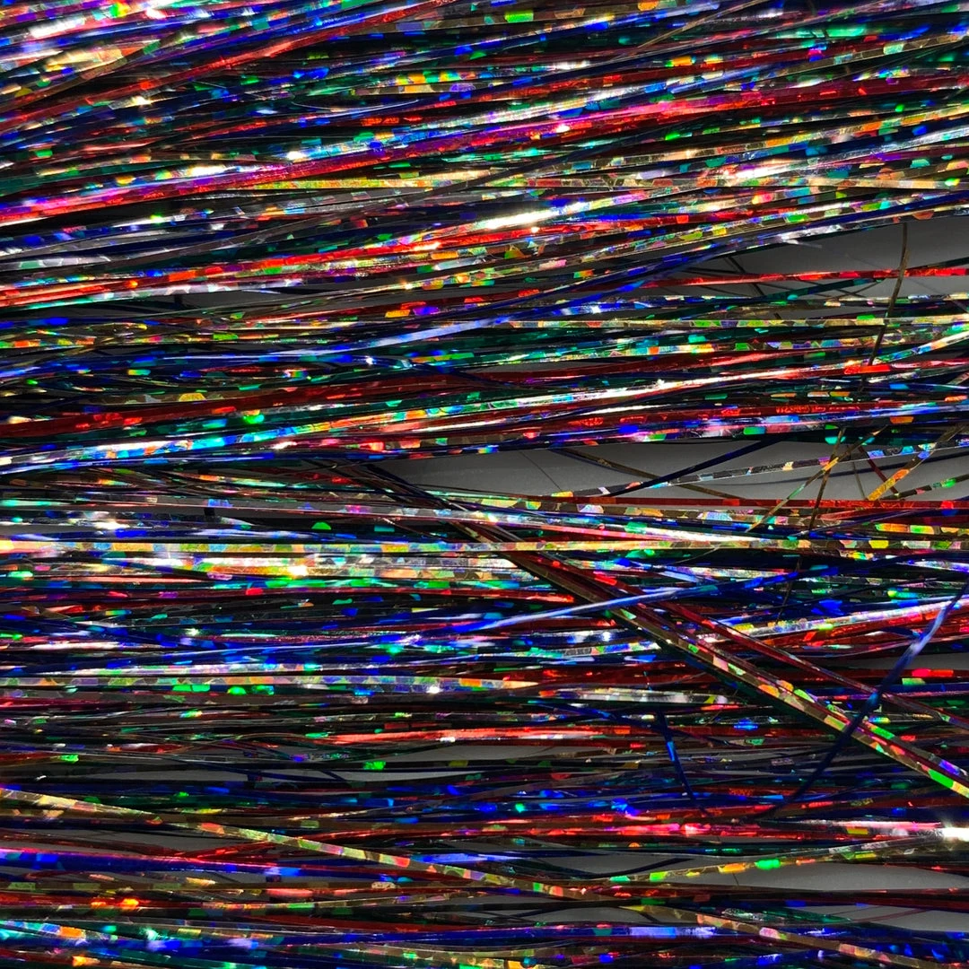 Hareline Holographic Flashabou Synthetic Fibers & Flash 10 Hareline Holographic Flashabou Synthetic Fibers & Flash