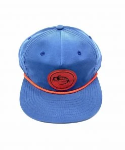 Captuer Pinch Front Relaxed Logo Hat - Navy