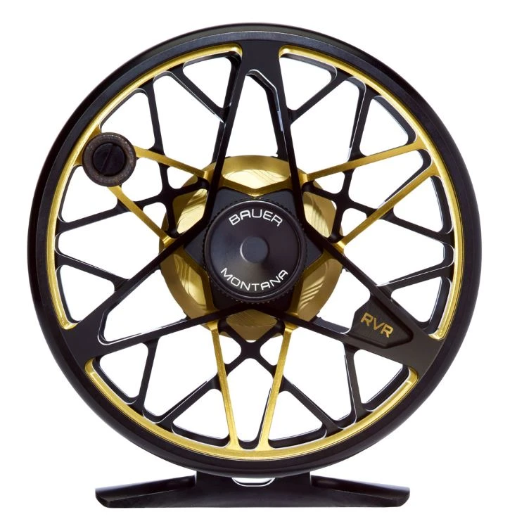 Winston/Bauer Bauer RVR Reel - Black/Gold Reels 3 Winston/Bauer Bauer RVR Reel - Black/Gold Reels