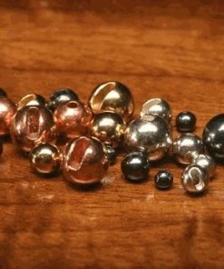 Hareline Slotted Tungsten Beads - Classic Colors