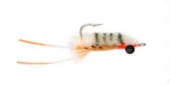 Fulling Mill Shop Flies Sand Flea - White & Gray