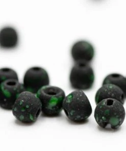 Firehole Stones Speckled Slotted Tungsten Beads