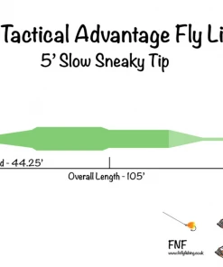 Nature's Spirit FNF Tactical Advantage Fly Line - Sneaky Tip Slow (0.5ips)