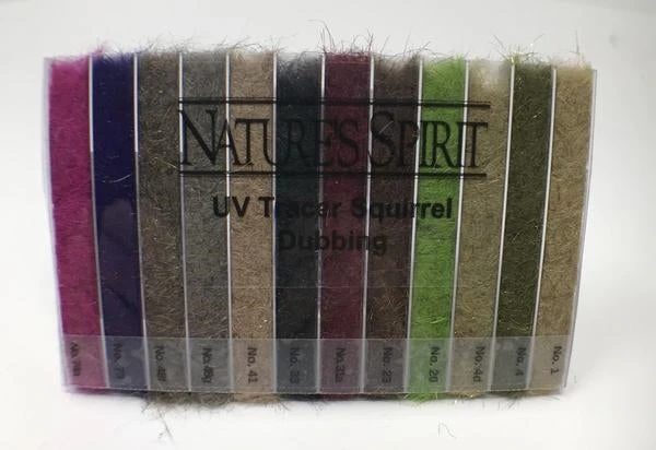 Nature's Spirit UV Tracer Flash Squirrel Dubbing Dispenser 3 Nature's Spirit UV Tracer Flash Squirrel Dubbing Dispenser