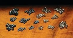 Hareline Lead Barbell Eyes Beads 7 Hareline Lead Barbell Eyes Beads