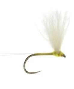 Fulling Mill Shop Flies Weiss' CDC Yellow Sulfer Barbless
