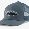 Patagonia P-6 Logo Trucker Hat - Drifter Grey