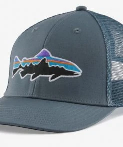 Patagonia P-6 Logo Trucker Hat - Drifter Grey