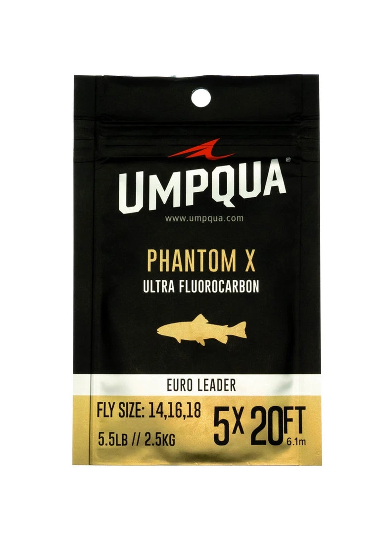 Tippet Leader & Accessories Umpqua Phantom X Euro Nymph Leader 20ft 3 Tippet Leader & Accessories Umpqua Phantom X Euro Nymph Leader 20ft