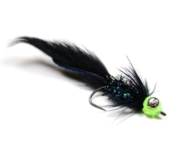 Umpqua Starlite Leech Black/Chartruese 3 Umpqua Starlite Leech Black/Chartruese