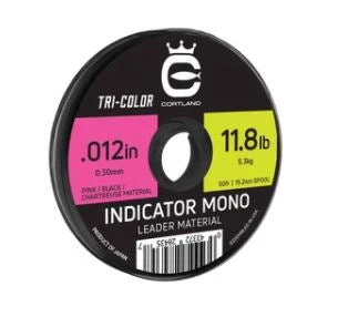 Cortland Spooled Indicator Mono - Tri Colored Tippet Leader & Accessories 3 Cortland Spooled Indicator Mono - Tri Colored Tippet Leader & Accessories